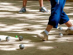 partie de pétanque